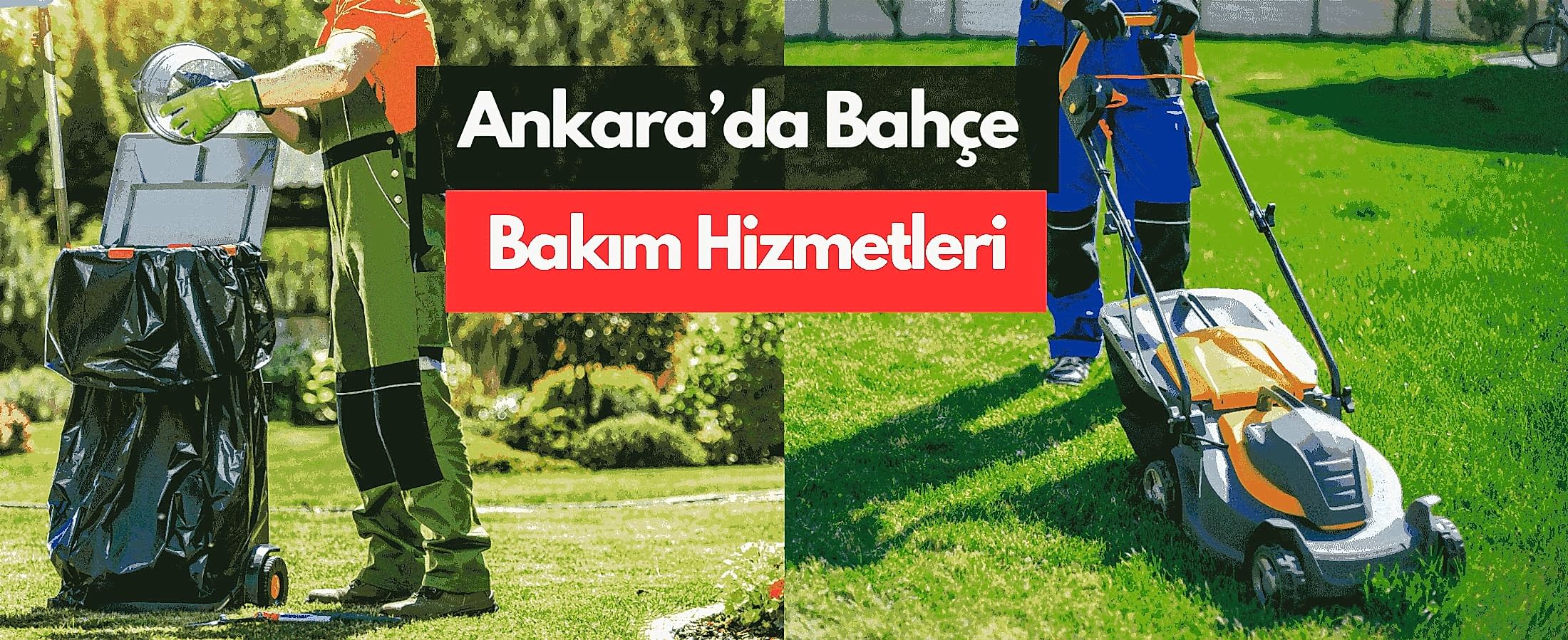 Ankara'da Bahçe Bakım ve Temizlik Hizmetleri